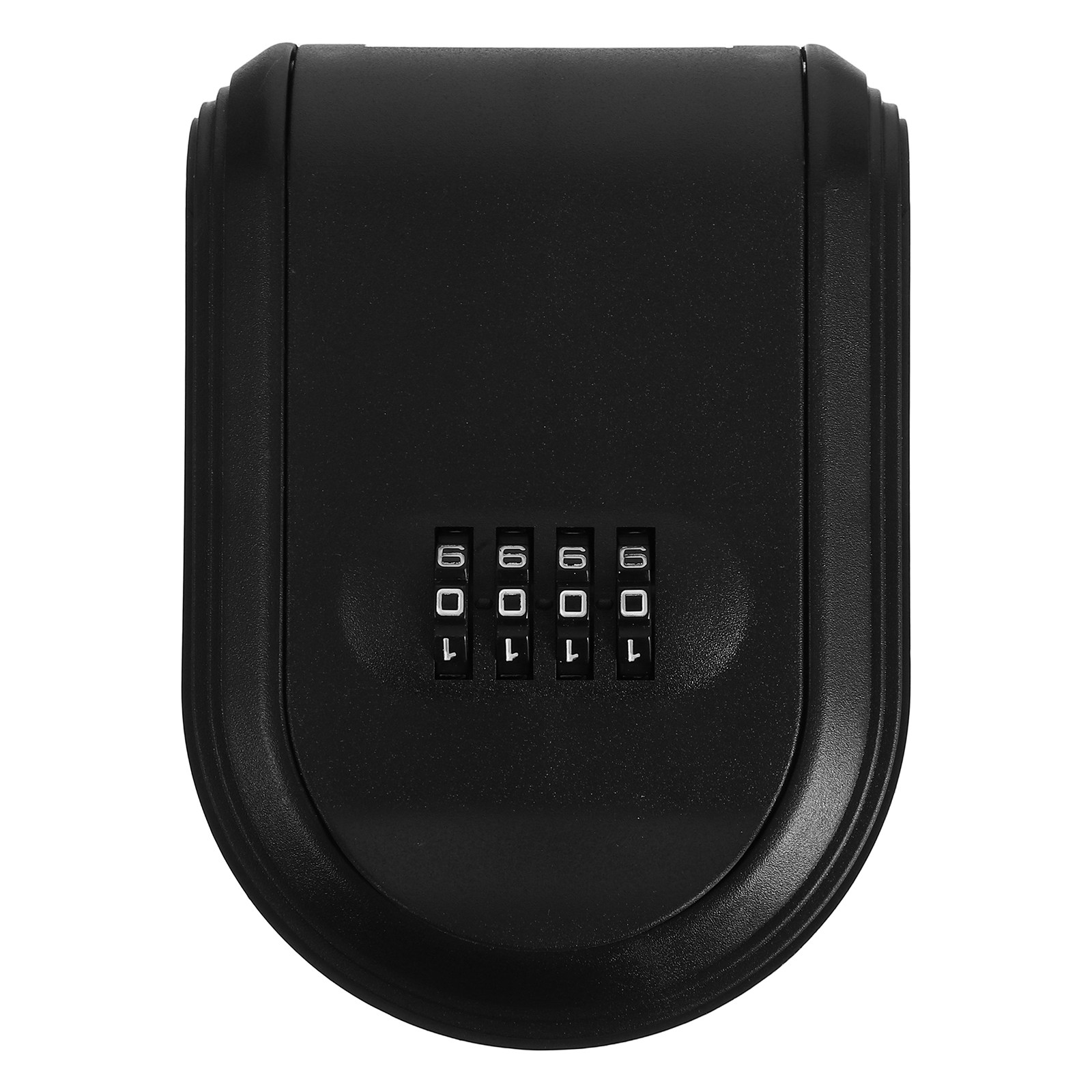 Home Security Key Box - Wandmontierter Schlüsselsafe Schwarz ABS Kombinationscode-Schloss Sicherer