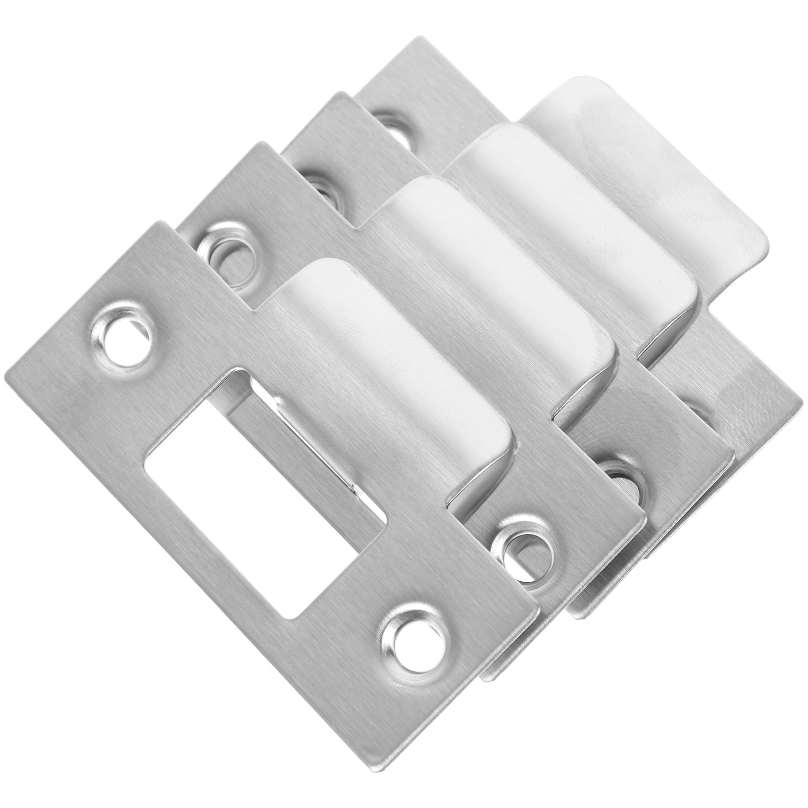 Door Reinforcer Kit - 4-teiliges Türschloss-Lochabdeckungsset aus Edelstahl, Türverstärkungs-Kit für