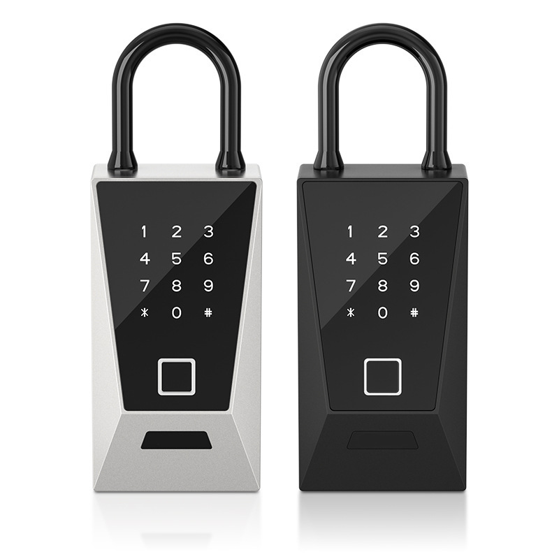 Home Security Key Box - Intelligenter Passwort-Fingerabdruck-IC-Karten-Schlüsselkasten Heimsicherheit Hausalarm Safebox