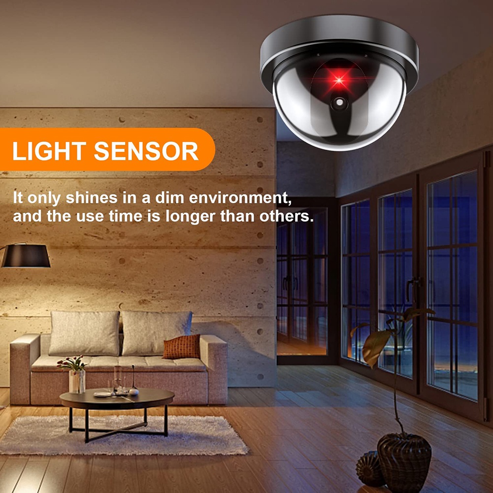 Home Security And Camera Systems - A55T Dummy-Überwachungskamera, gefälschte Kamera mit rotem