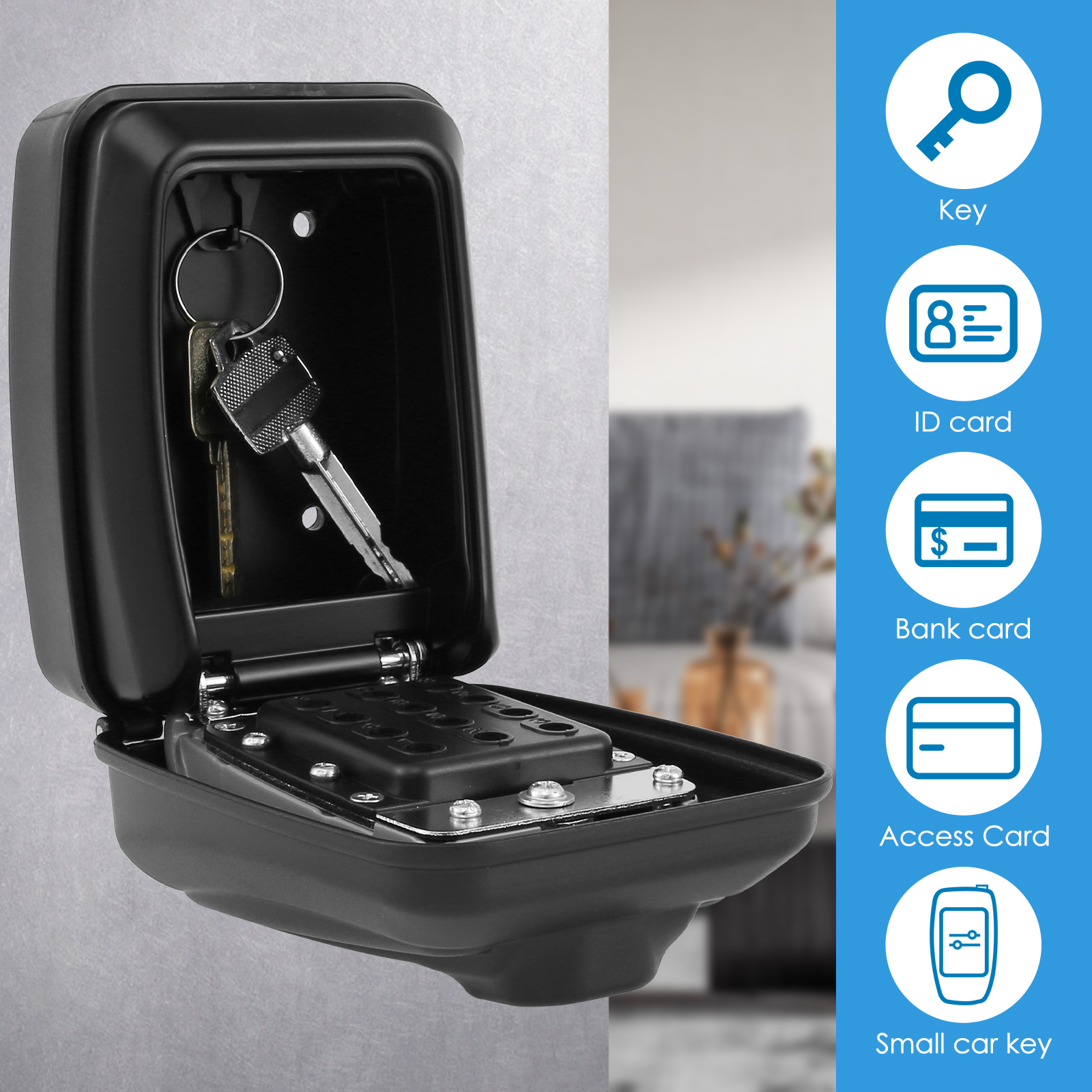 Schlüssels chloss Box Wand mon – Home Security Key Box Bewertung und Preis