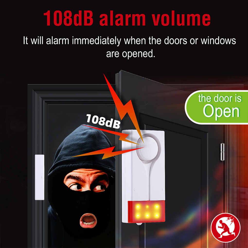 Diebstahlalarm, 110 dB, lauter – Window Alarm Sensor Bewertung und Preis