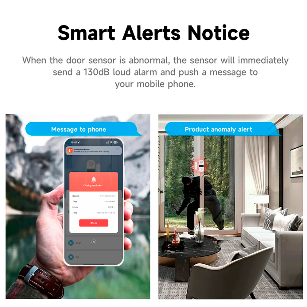 Tuya Zigbee Kabelloser Tür- un – Window Alarm Sensor Bewertung und Preis