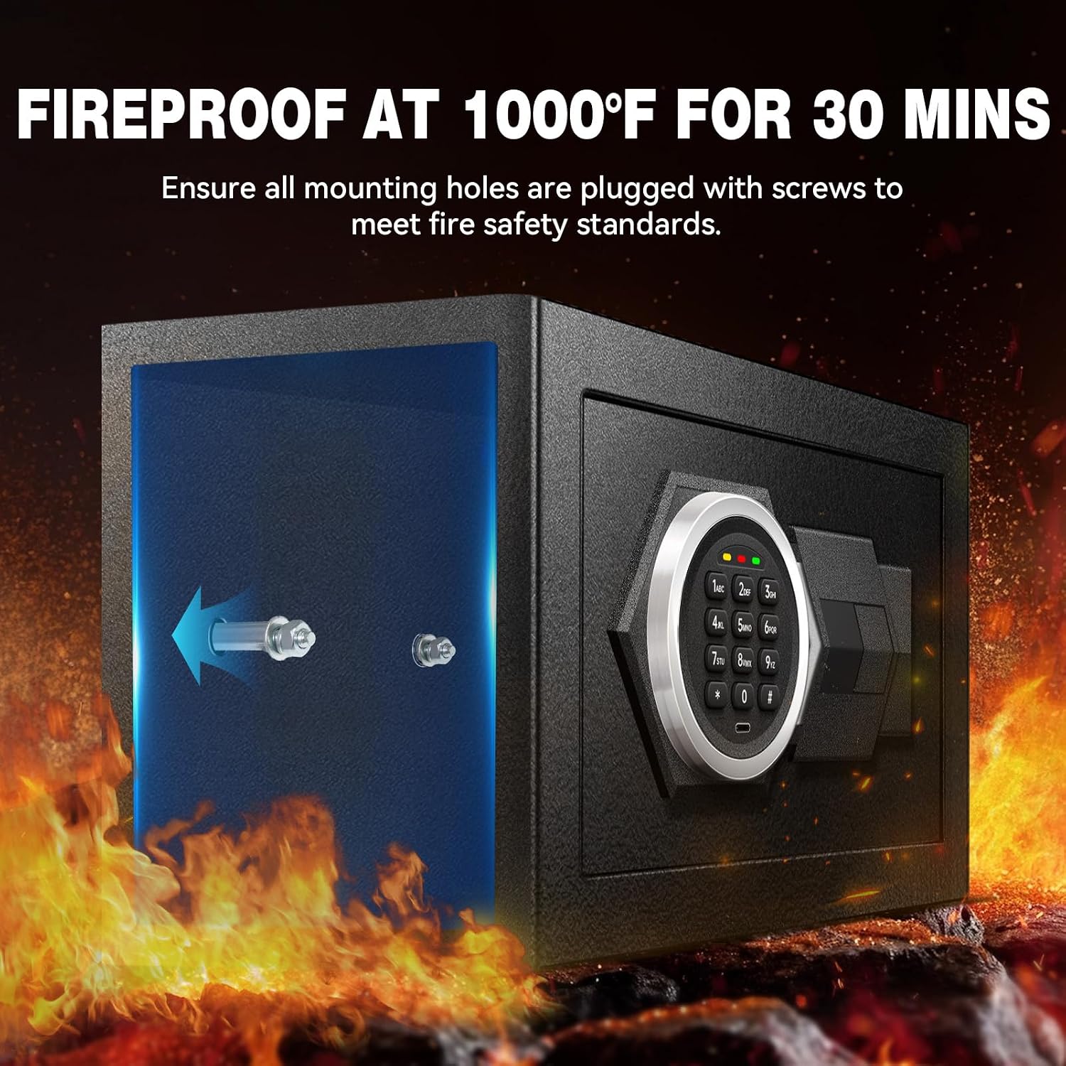 Feuerfester Heimtresor - Stahl – Home Security Key Box Bewertung und Preis