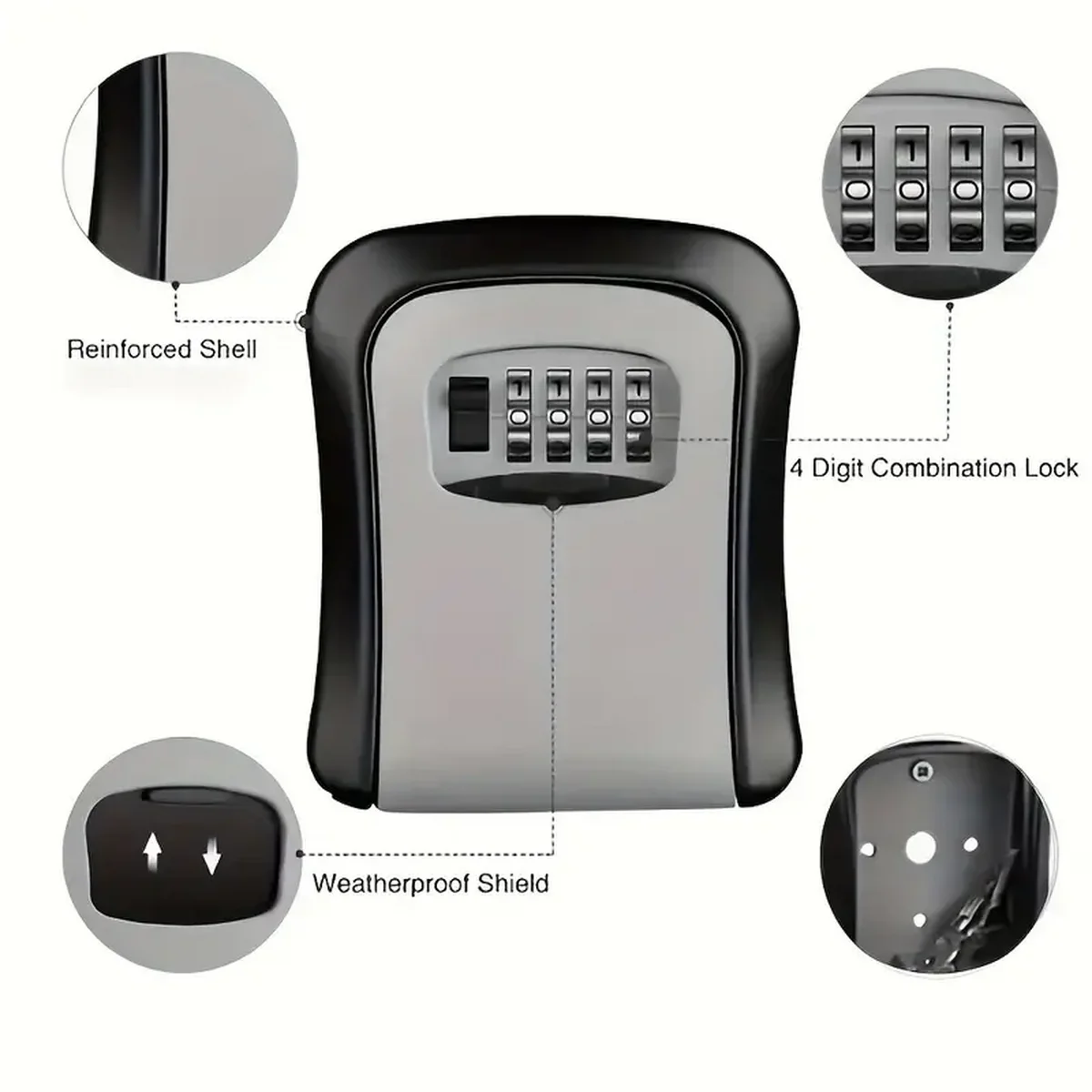 Wasserdichte Tragbare Schlüsse – Home Security Key Box Bewertung und Preis