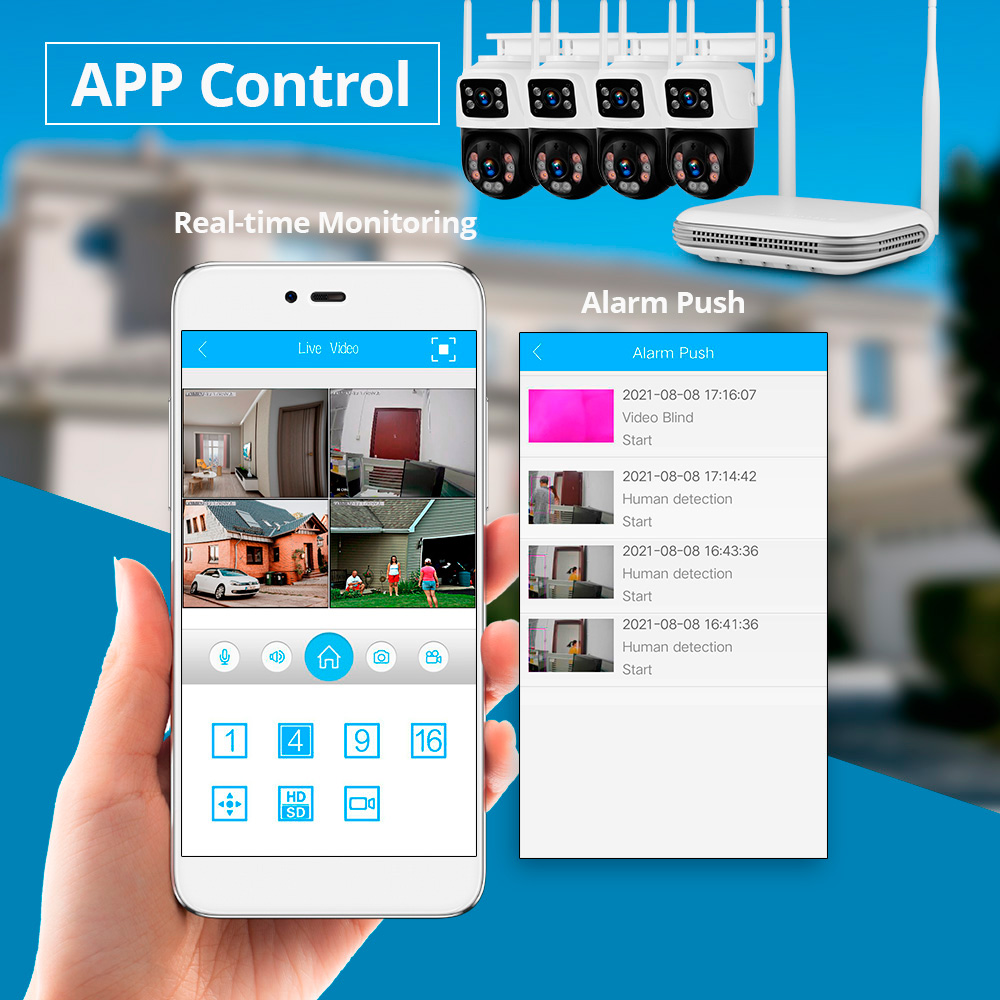 KERUI Wasserdichtes 6MP HD Wir – Home Security And Camera Systems Bewertung und Preis