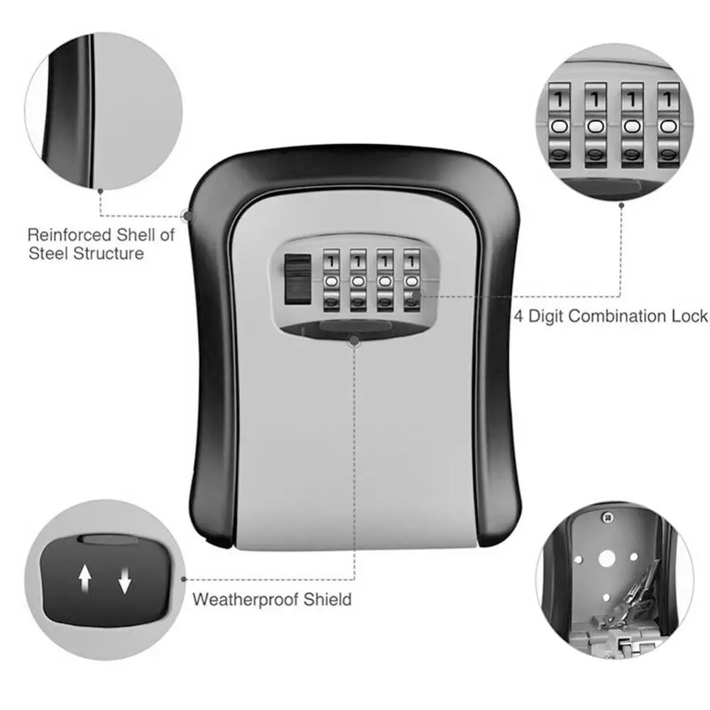 Wand halterung Schlüssels chlo – Home Security Key Box Bewertung und Preis