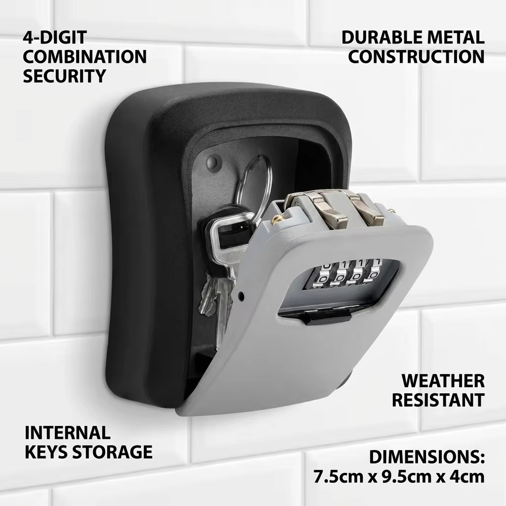Wandmontierter Schlüsselsafe m – Home Security Key Box Bewertung und Preis