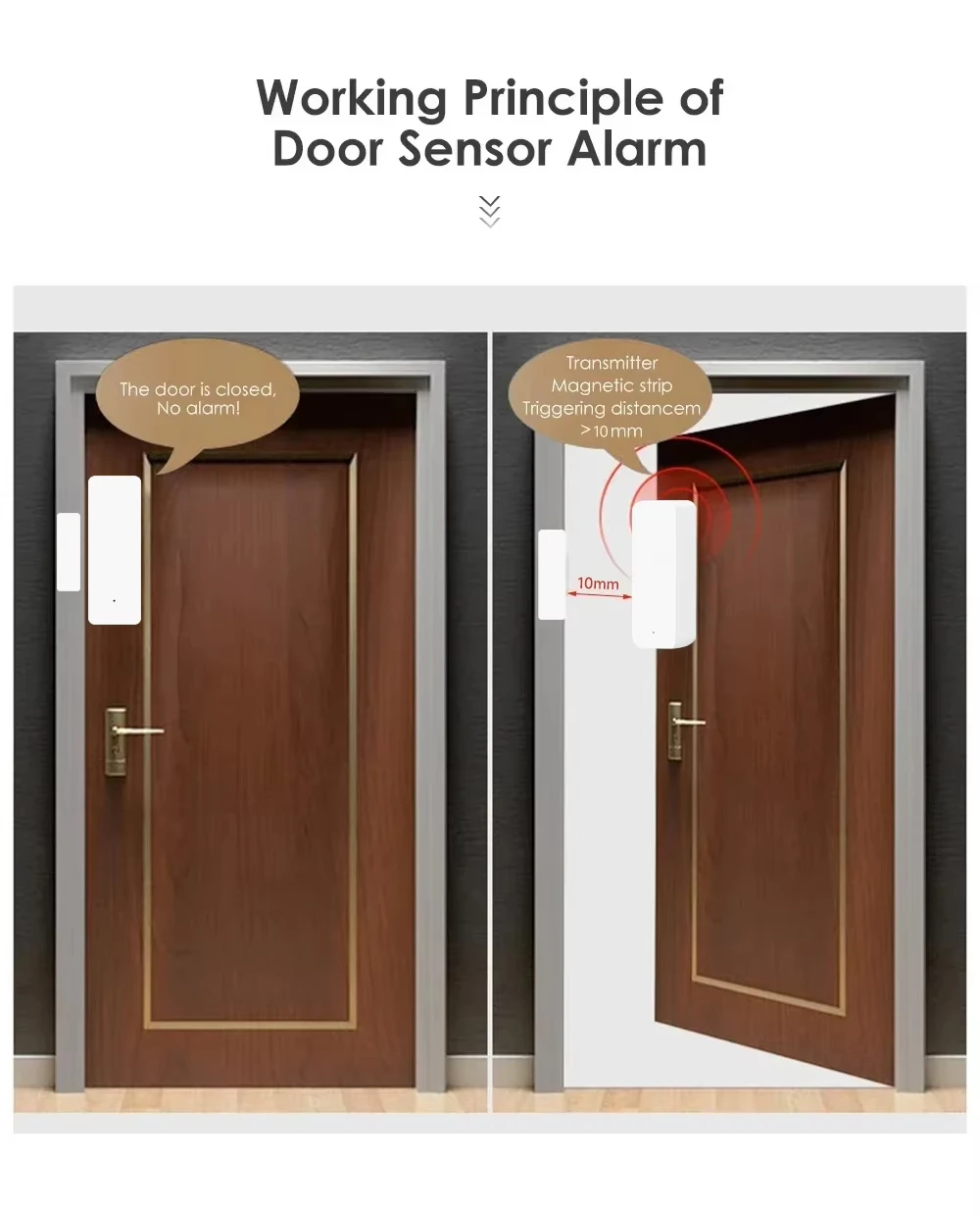 Tuya Zigbee/WiFi Magnetische T – Window Alarm Sensor Bewertung und Preis