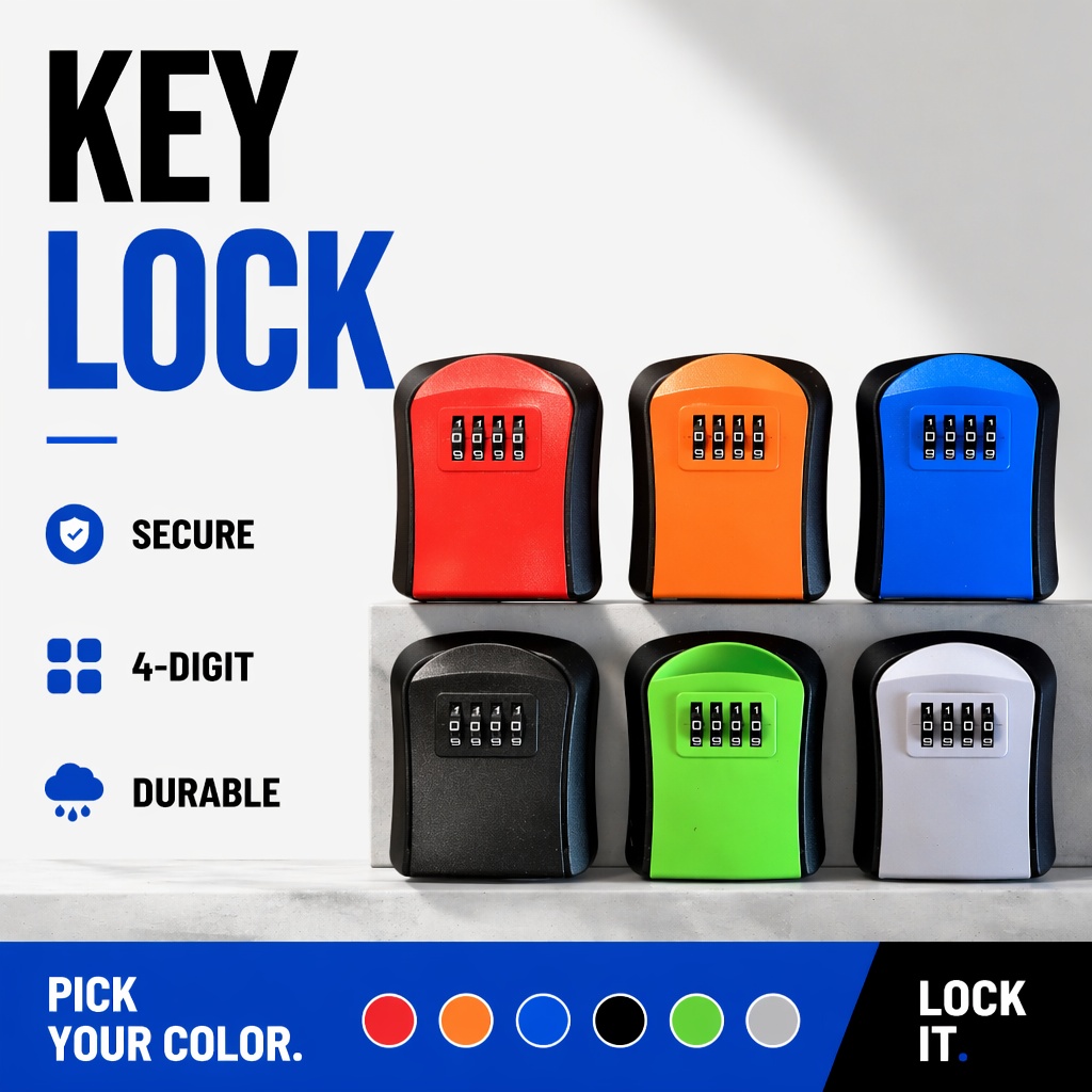 Wandmontierte Wasserdichte Sch – Home Security Key Box Bewertung und Preis